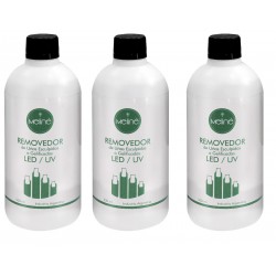 Kit 3 Removedor Para Esmalte Uñas Semipermanentes Meline X 500ml