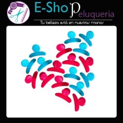 Ganchos de plastico Kit x18 unidades 50089 Eurostil