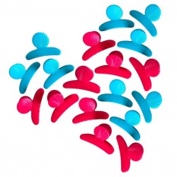 Ganchos de plastico Kit x18 unidades 50089 Eurostil