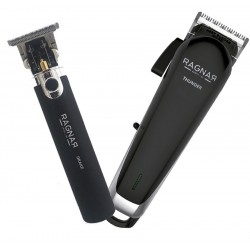 Maquina De Corte Inalambrica Eurostil Ragnar Thunder + Patillera Trimmer Drake