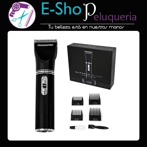 Máquina De Corte Profesional Supreme Black Clipper Teknikpro