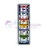 Set de 8 Peines Guia ( Alzas) para Maquinas de Corte Wahl