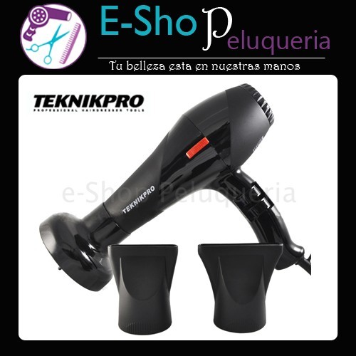Secador de Pelo Profesional Teknikpro New Pro-Basic Turbo 2600