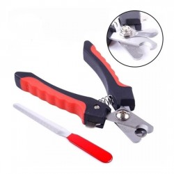 Alicate Corta Uñas Mediano 13 Cm + Lima Mascotas