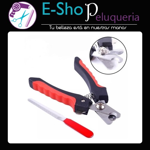 Alicate Corta Uñas Mediano 13 Cm + Lima Mascotas