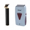 Shaver Afeitadora Kemei Barber + Maquina Trimmer Patillera
