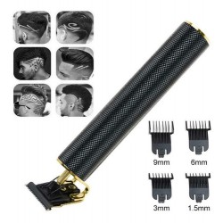 Cortadora De Pelo Duga Kit Profesional Barber D405 + Patillera Trimmer Skeleton