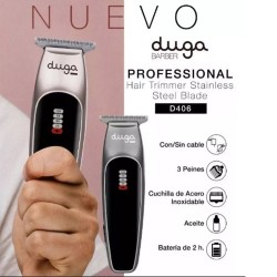 Maquina Trimmer Patillera Para Corte Pelo Duga D406