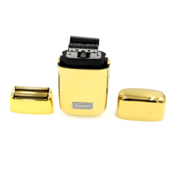 Kit Maquina De Corte Kemei K32s Gold + Patillera  i32s + Shaver Afeitadora TX1
