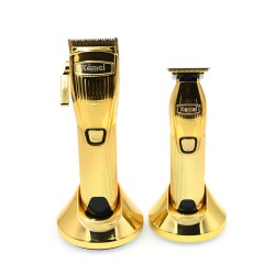 Maquina De Corte Kemei K32s Gold + Patillera Trimmer i32s