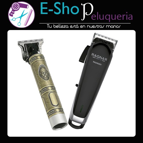 Cortadora de Pelo Ragnar Thunder Eurostil + Trimmer Patillera Buda Barber