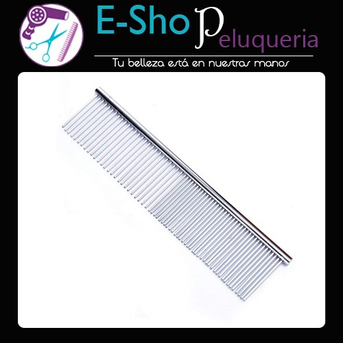 Peine de Acero Inoxidable para Mascotas Grande