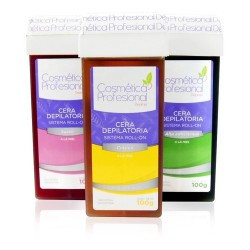 Depiladora Roll On + Kit Bandas X50 + Kit 24 Ceras Descartable