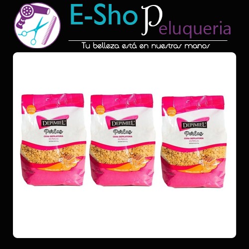 Cera Para Depilar Depimiel Sistema Español Perlas 200gr Kit X3