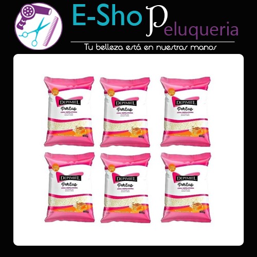Cera Para Depilar Depimiel Sistema Español Perlas 800gr Kit X6