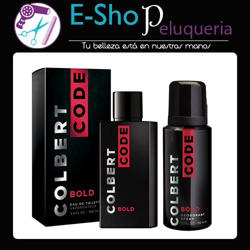 Kit Perfume Colbert Code Bold X 100ml + Deo X 150ml