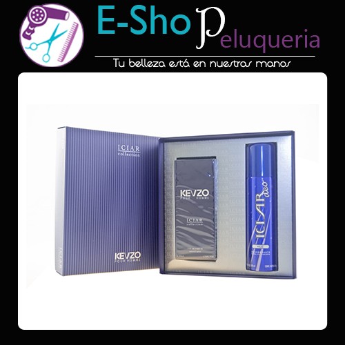 Estuche Perfume Kevzo Iciar Linea Selectiva 50ml + Desodorante x 150ml