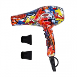 Set Secador + Plancha de Pelo Profesional Teknikpro Graffiti