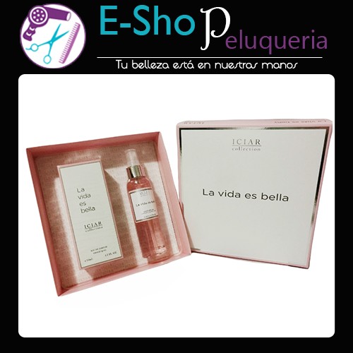 Estuche Perfume La Vida Es Bella Iciar Linea Selectiva X 50 Ml + Body Splash x 123ml