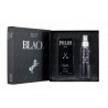 Estuche Perfume Iciar Polos Black x 50ml + Body Splash x 123ml