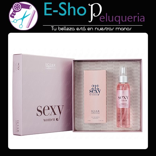 Estuche Perfume Iciar Sexy Woman X 50 Ml Edp + Body Splash