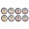 Kit X8 Sir Fausto Men's Culture Cera Pomada Y Gel Barberia