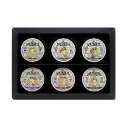Sir Fausto Kit X6 Ceras Pomadas Para Pelo Brillo 100ml