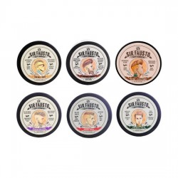 Sir Fausto Kit X6 Ceras Pomadas Para Pelo Brillo 100ml
