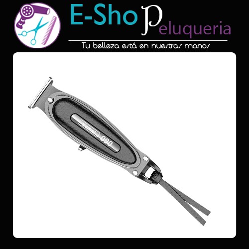Maquina de Corte Patillera Trimmer Profesional Kemei Cuero Negro KM-1945