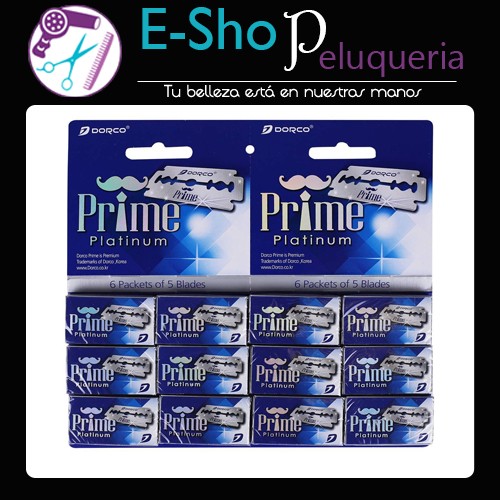 Blister Hojas de Afeitar Dorco Prime x 12 Cajitas