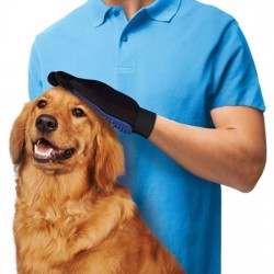 Guante Cepillo Manopla Saca Pelo Perros Gatos True Touch