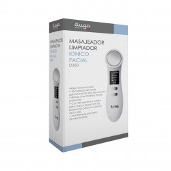 Kit Masajeador Limpiador Ionico Facial Anti Age Duga D350 + Espatula Limpiadora Ultrasonica