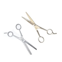 Tijera De Corte + Pulir + Navaja Profesional Peluqueria - 6 Pulgadas Royal Cut