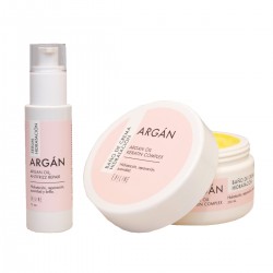 Serum + Baño De Crema Argan Oil Anti Frizz Exiline Keratin Complex