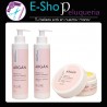 Shampoo + Acondicionador + Baño De Crema Kit Argan Oil Exiline