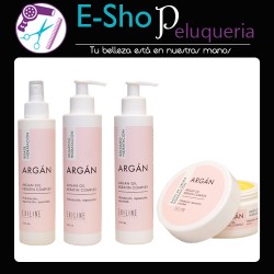 Shampoo + Acondicionador + Baño De Crema + Bifase Kit Argan Exiline