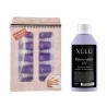 Kit Removedor De Esmalte SemiPermanente Xulu 250ml + Capuchones