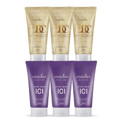 Crema De Peinar Ossono Argan x3 + 10 En 1 X3 Combo Kit