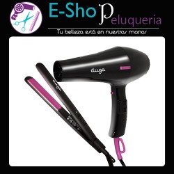 Kit Secador 2000w + Planchita de Pelo Duga D5000