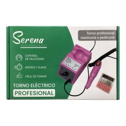 Torno de Manicuria Profesional Serena Para Uñas Prof3 20000 Rpm