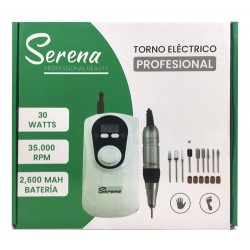 Torno Inalámbrico Portatil Serena Profesional Prof1 35000rpm