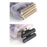 Afeitadora Doble Foil Recargable Kemei Shaver Cristal Ng987