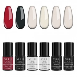 Set de Esmaltes Semipermanente Xulu x 6u