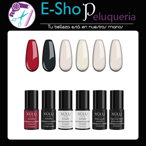 Set Kit de Esmaltes Semipermanente Xulu x 6u