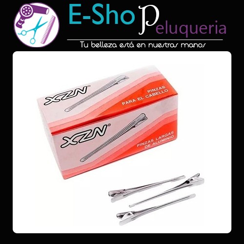 Picos De Aluminio Xzn Largos Peluquería Por 100 Unidades