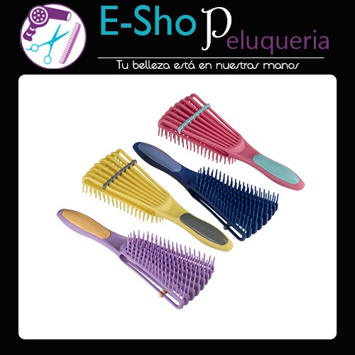 Cepillo Desenredante Dompel Caracol Rizos Rulos
