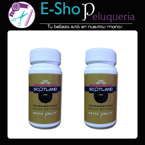 Polvo Texturizador Mate Scotland x 10grs Kit x 2 Unidades
