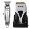 Maquina Patillera Kemei 1949 + Afeitadora Con Base Kemei 3383 Kit