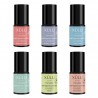 Xúlu Pack X 6 Esmaltes Nail Color Pastel Pop Semipermanente