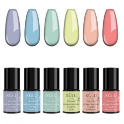 Xúlu Pack X 6 Esmaltes Nail Color Pastel Pop Semipermanente